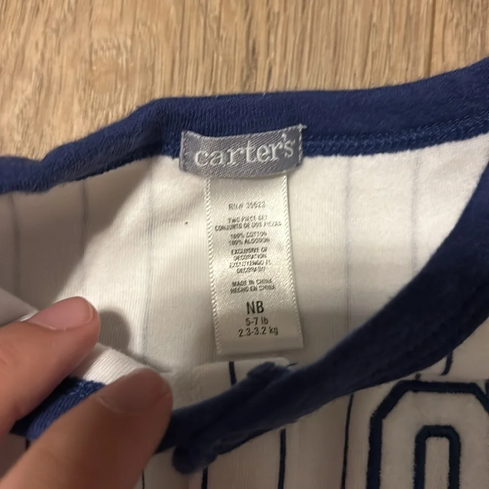 Vintage Carter’s Newborn Baseball bodysuit